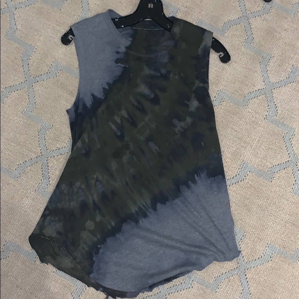 raquel allegra basic tie dye tank